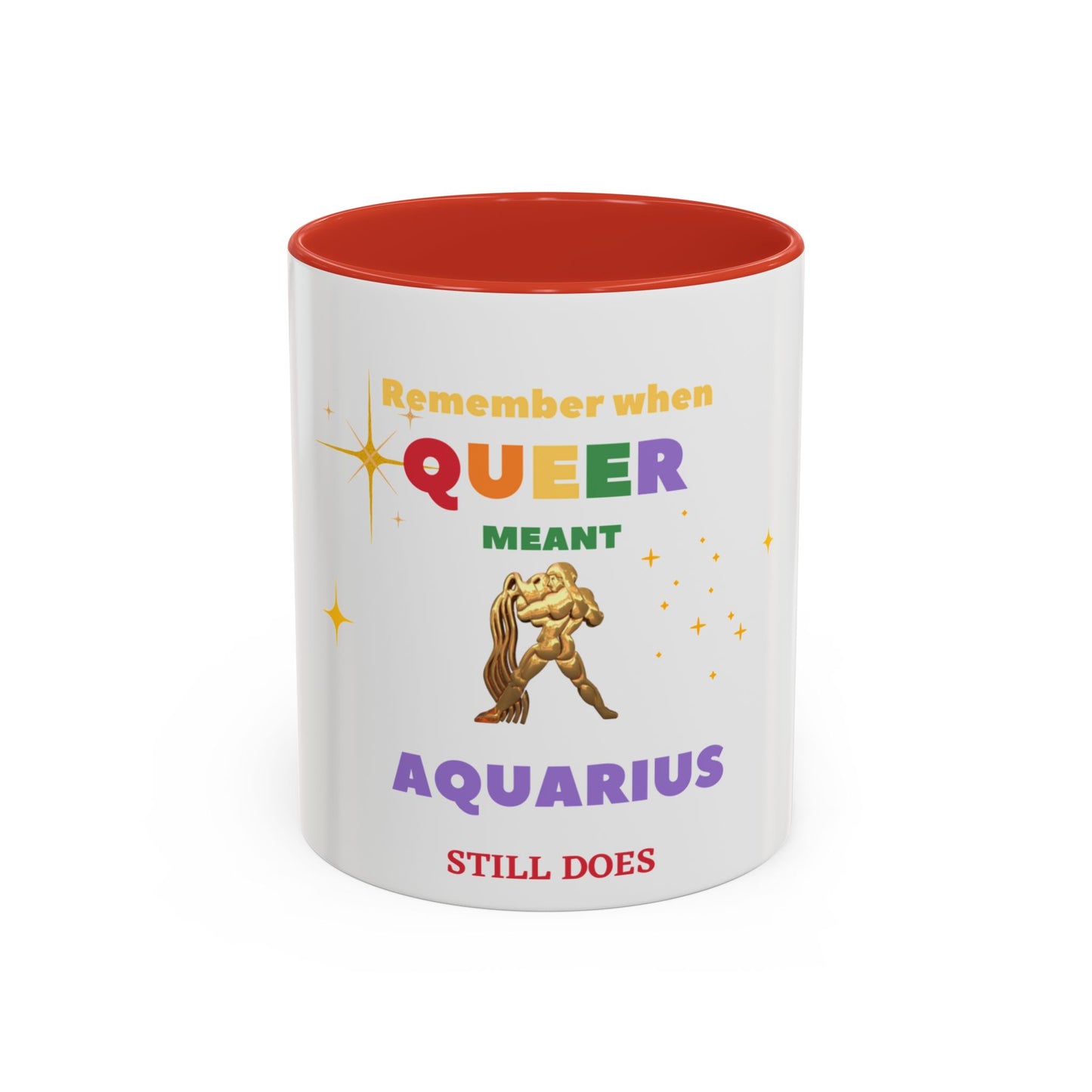 White Accent Coffee Mug, 11oz___Aquarius/Pride