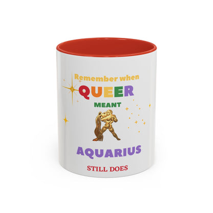 White Accent Coffee Mug, 11oz___Aquarius/Pride