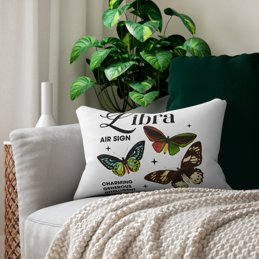 Modern Spun Polyester Lumbar Pillow/Libra