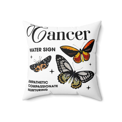 Cancer Zodiac Spun Pillow