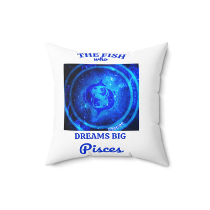 Spun Polyester Square Pillow_Pisces