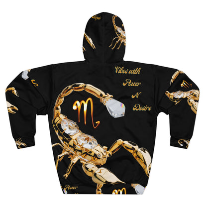 AOP Unisex Pullover Hoodie_Scorpio