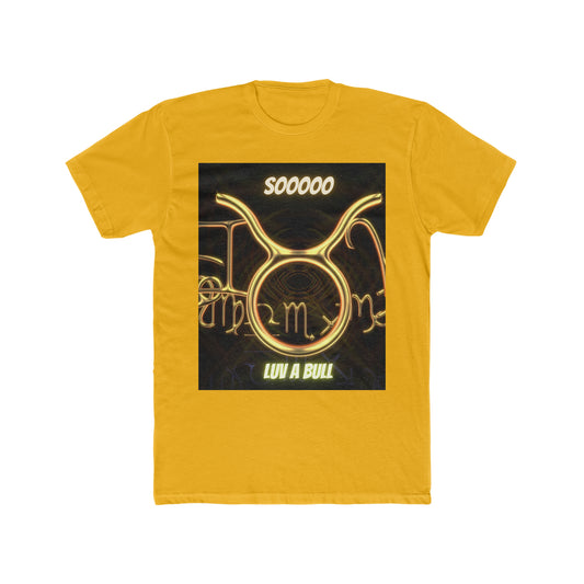 Men's Cotton Crew Tee______ Taurus_Luvabulls