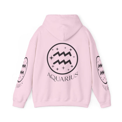 Aquarius Unisex Hooded Sweatshirt_Gildan 18500