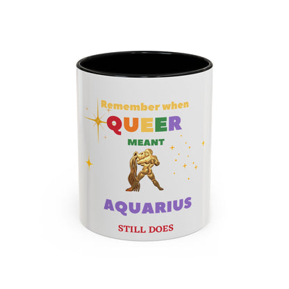 White Accent Coffee Mug, 11oz___Aquarius/Pride