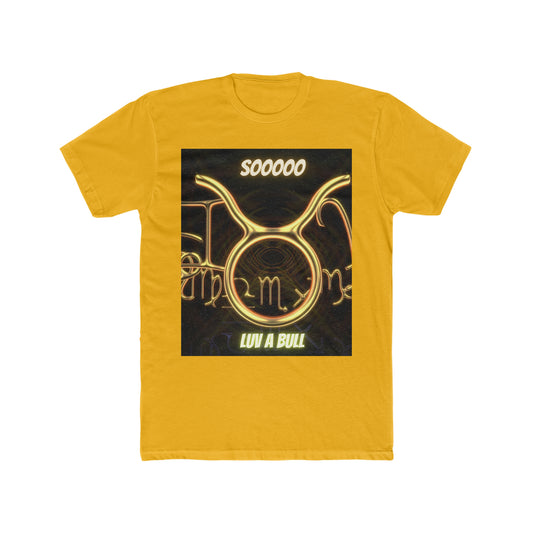 Men's Cotton Crew Tee___Taurus Nation