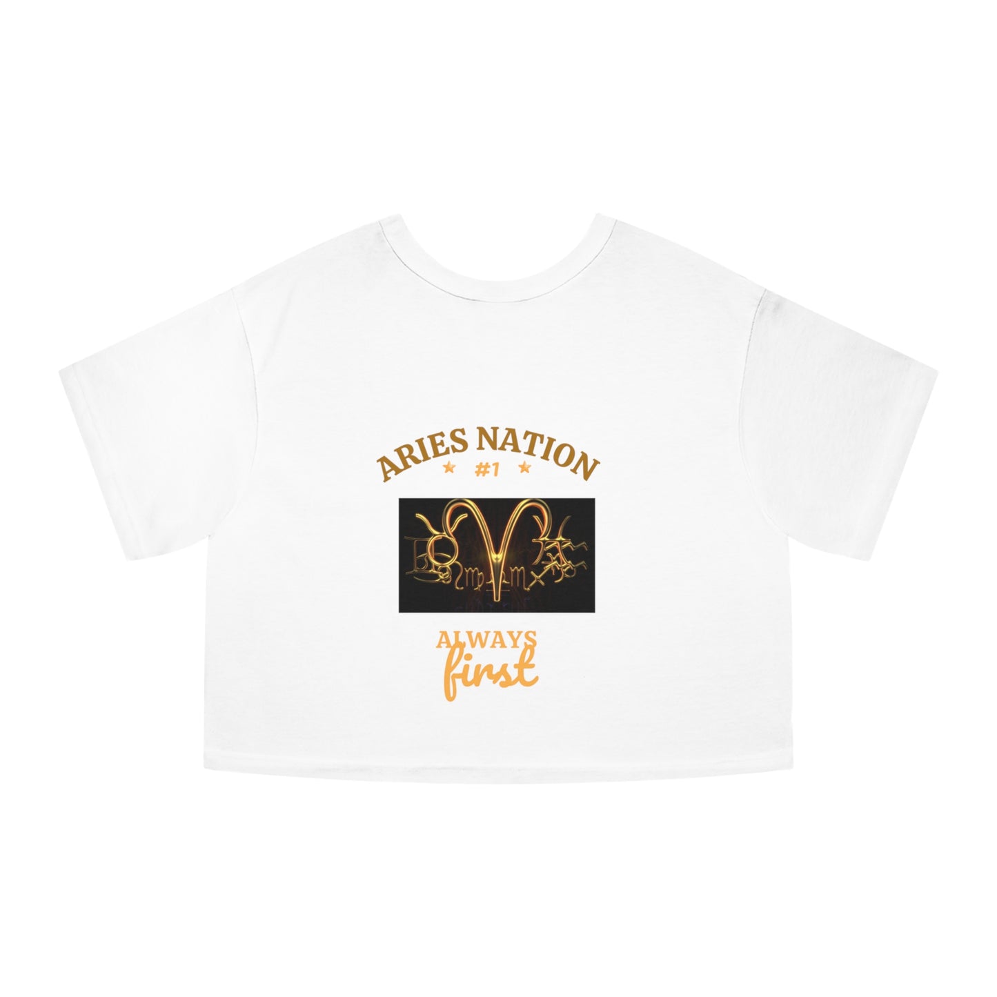 Champion Ladies Heritage Cropped T-Shirt__Aries Nation