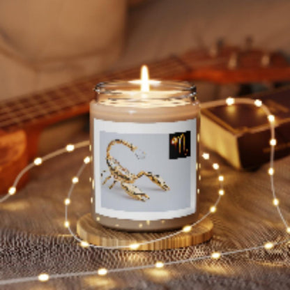 9 oz scented candle/Scorpio