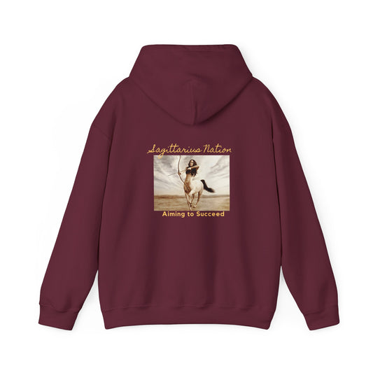 Unisex Heavy Blend™ Hooded Sweatshirt *Gildan 18500_Sagittarius ♐