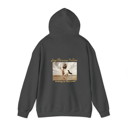 Sagittarius Dark Colors Hooded Sweatshirt