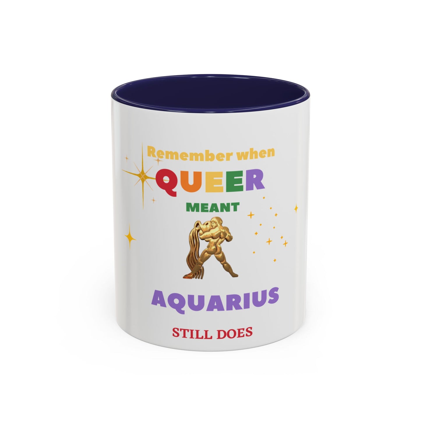 White Accent Coffee Mug, 11oz___Aquarius/Pride