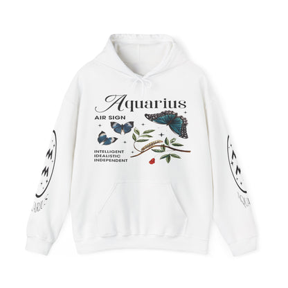 Aquarius Unisex Hooded Sweatshirt_Gildan 18500