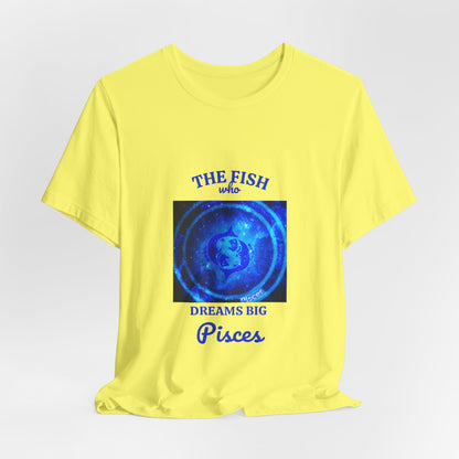 Pisces Unisex Astrology Tee_Bella+Canvas