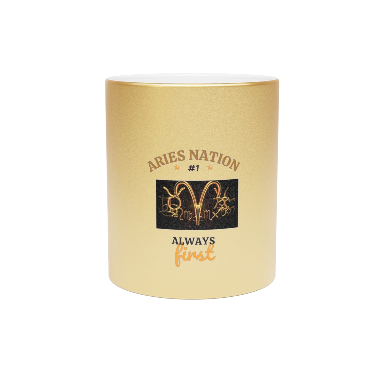 Aries Metallic Mug (Silver/Gold)