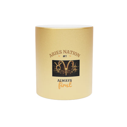Aries Metallic Mug (Silver/Gold)