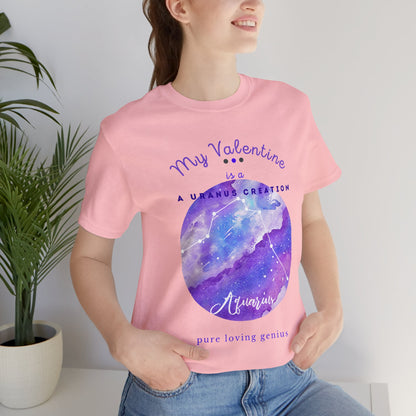 Unisex Jersey Short Sleeve Tee_____Aquarius/Valentine