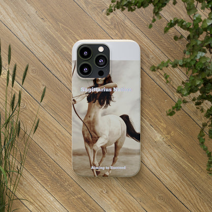 Phone Case - Biodegradable Sagittarius Constellation Design