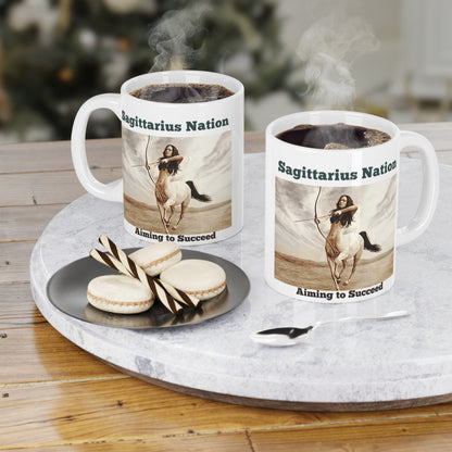 Sagittarius( scratch resistant)  Ceramic Mugs/ White (11oz / 15oz /20oz)