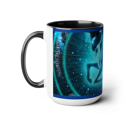 Two-Tone Coffee Mugs, 15oz__CAPRICORN