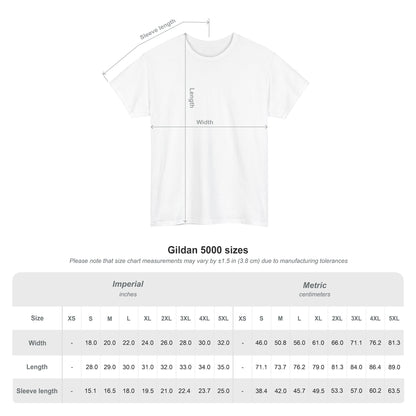 Aquarius Unisex Tee - Sustainable Dual Print Heavy Cotton Shirt for Adults