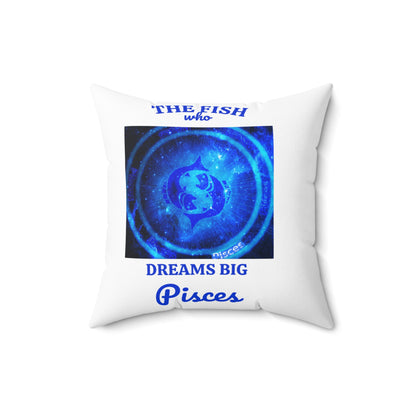 Spun Polyester Square Pillow_Pisces