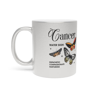 Cancer Metallic Mug (Silver/Gold)