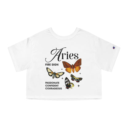 Aries Cropped T-Shirt