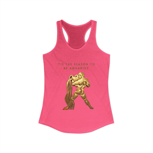 Women's Ideal Racerback Tank___Aquarius/