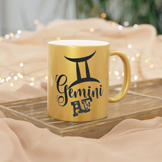 Gemini Metallic Mug (Silver/Gold)