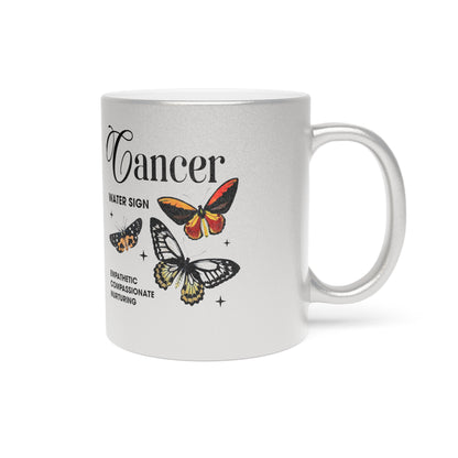 Cancer Metallic Mug (Silver/Gold)