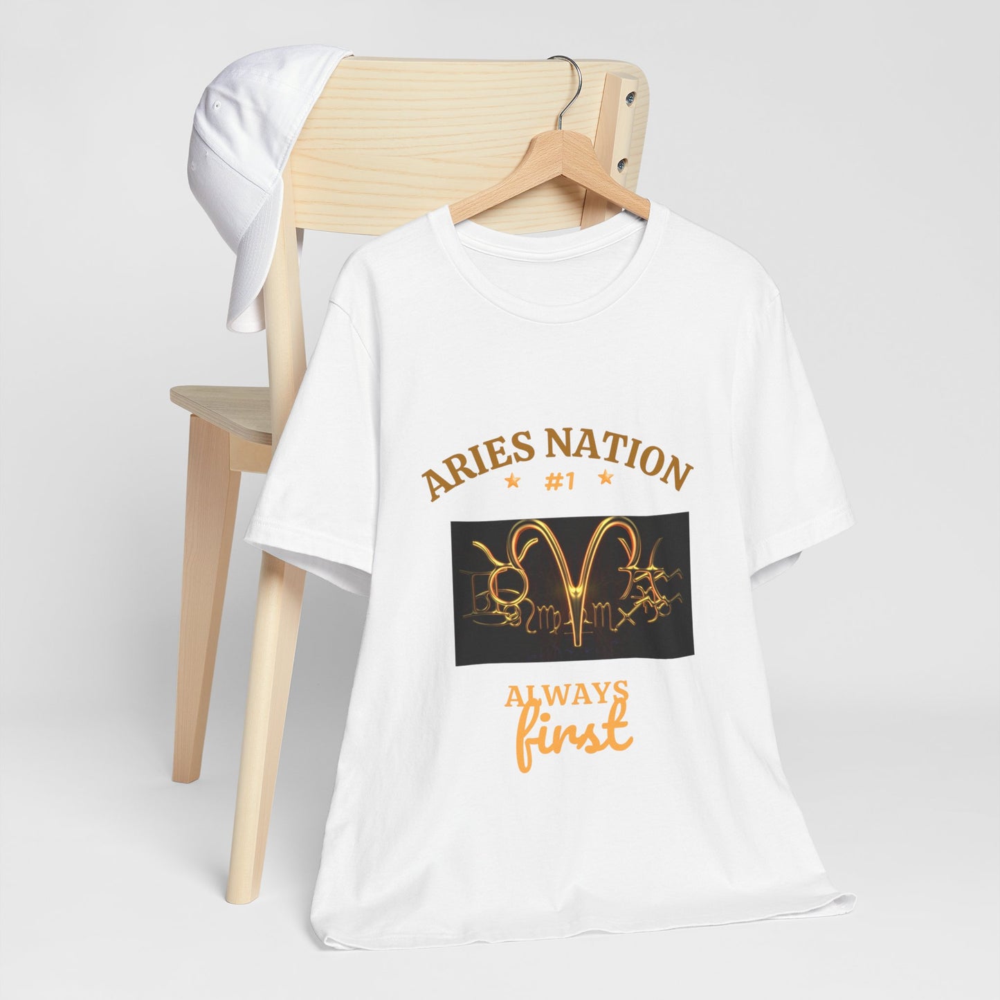 Aries Unisex Astrology Tee_Bella+Canvas