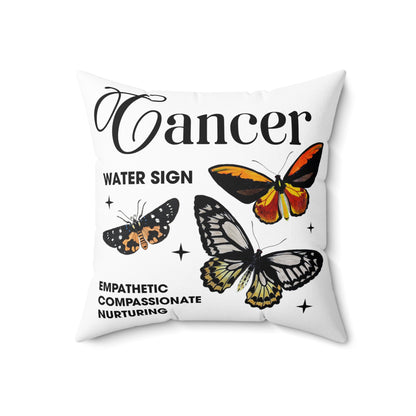 Cancer Zodiac Spun Pillow