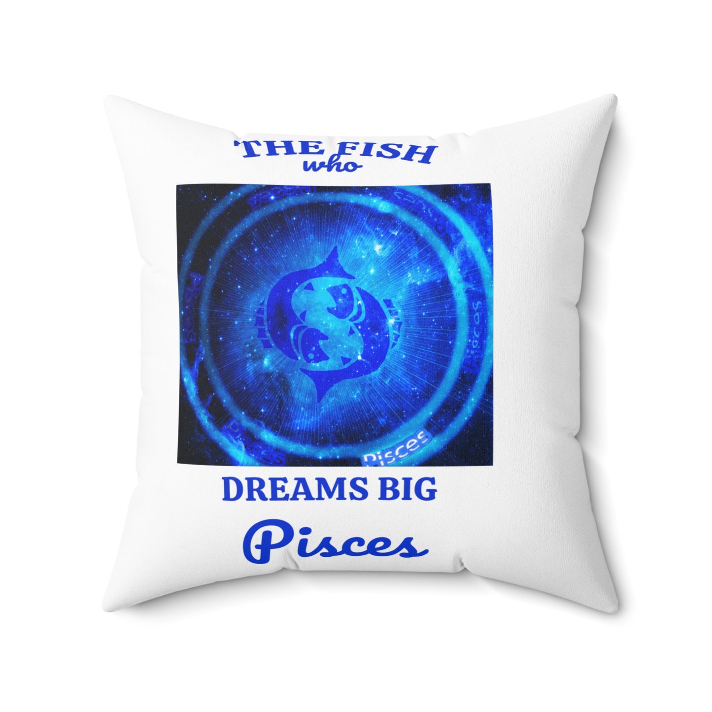 Spun Polyester Square Pillow_Pisces