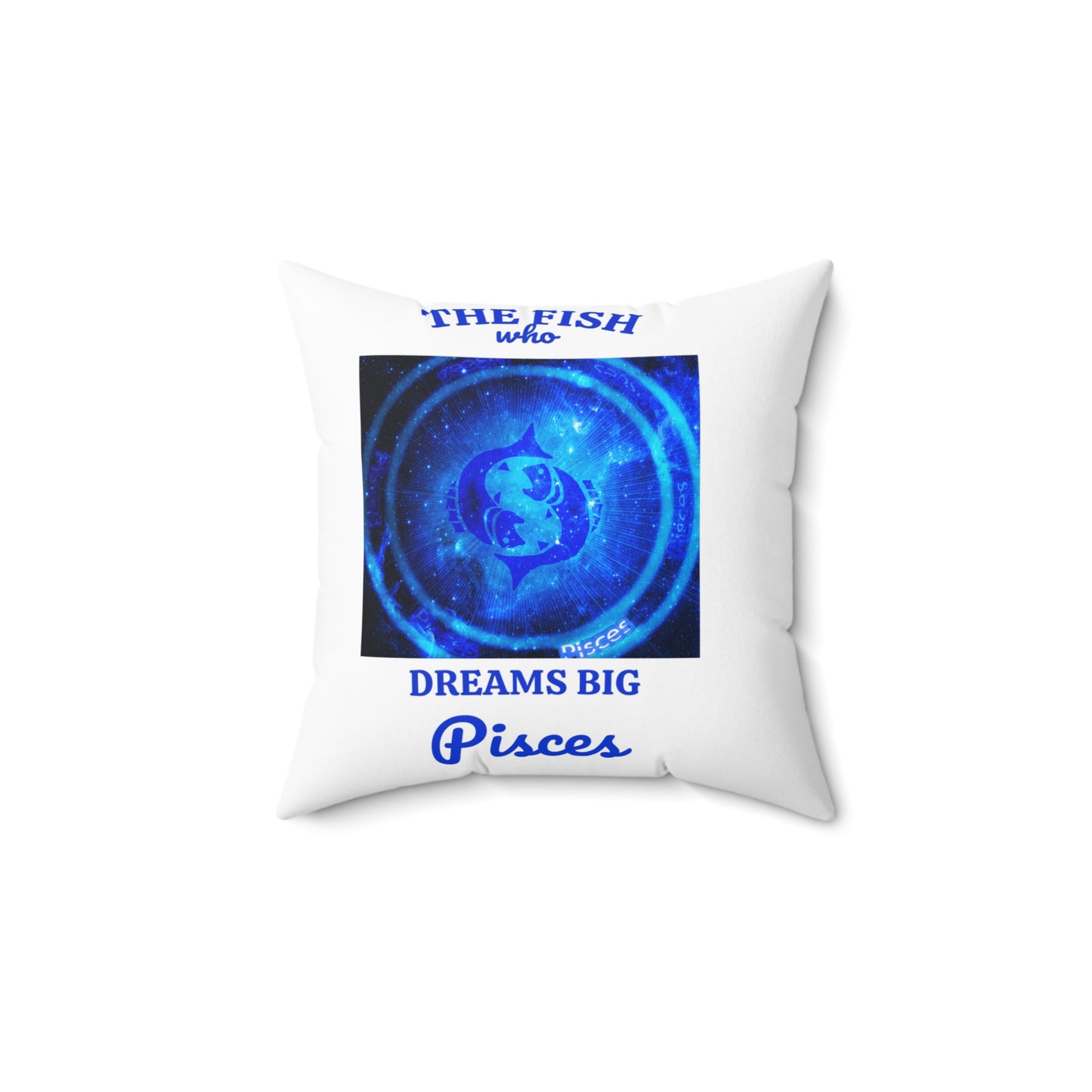 Spun Polyester Square Pillow_Pisces