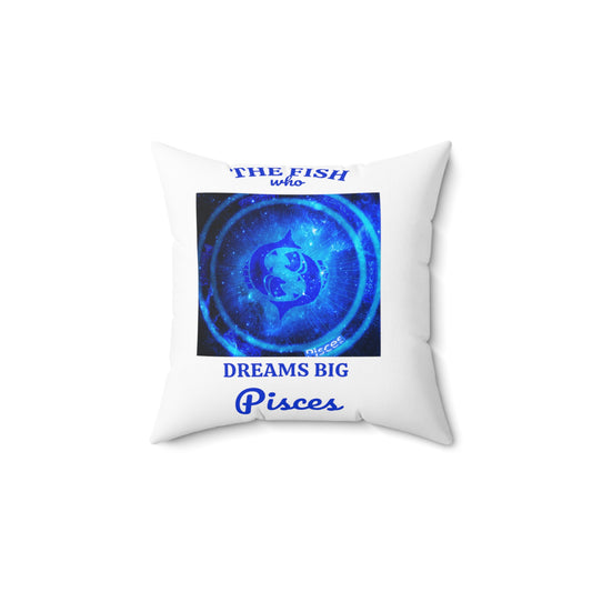 Spun Polyester Square Pillow_Pisces