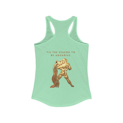 Women's Ideal Racerback Tank___Aquarius/