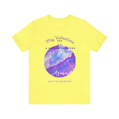 Unisex Jersey Short Sleeve Tee_____Aquarius/Valentine