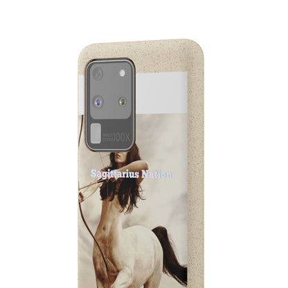 Phone Case - Biodegradable Sagittarius Constellation Design