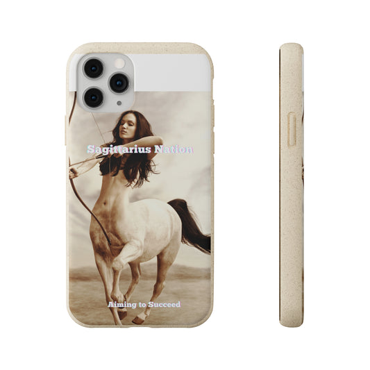Phone Case - Biodegradable Sagittarius Constellation Design