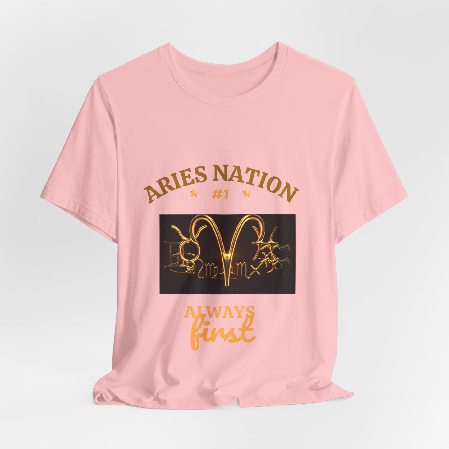 Aries Unisex Astrology Tee_Bella+Canvas