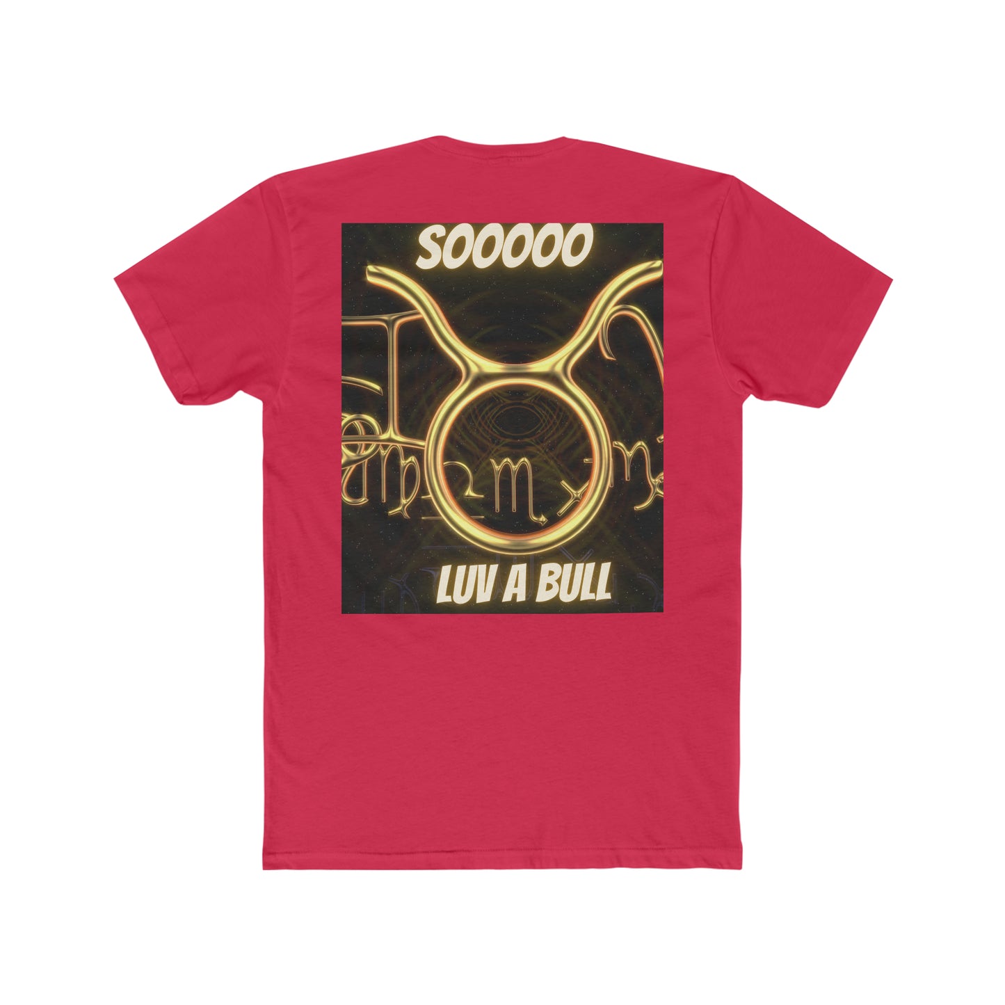 Men's Cotton Crew Tee______ Taurus_Luvabulls