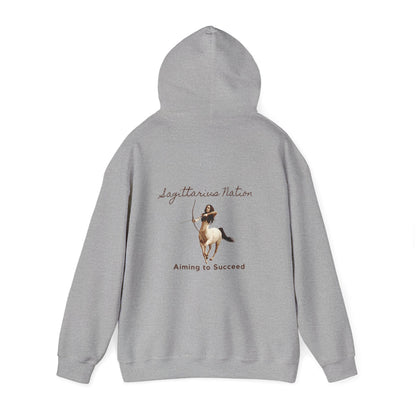 Unisex Heavy Blend™ Hooded Sweatshirt _Sagittarius Nation/Bold Colors
