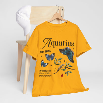 Unisex Aquarius Tee – Gildan 5000 |  Eco-Friendly