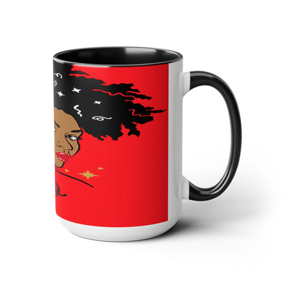 Two-Tone Coffee Mugs, 15oz_LeoNation/Red