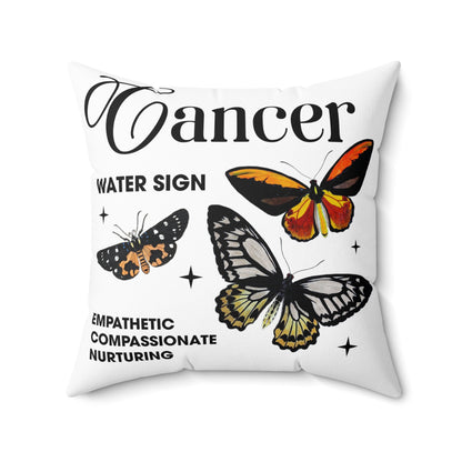 Cancer Zodiac Spun Pillow