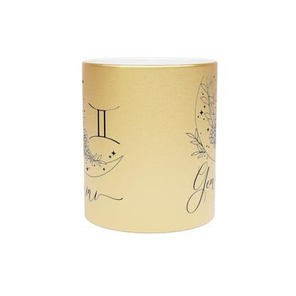 Gemini Metallic Mug (Silver/Gold)