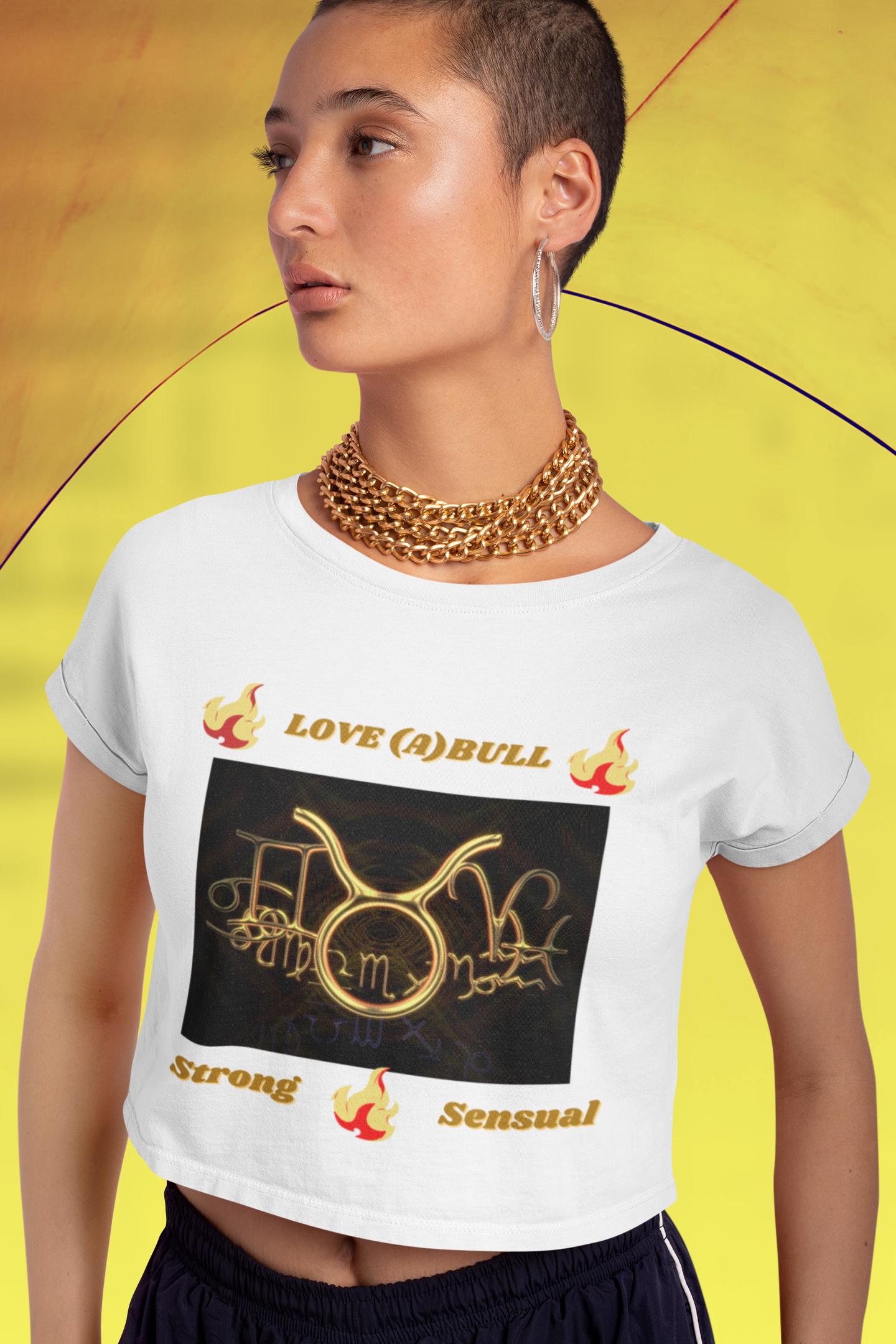 Champion Ladies Heritage Cropped T-Shirt__Aries Nation