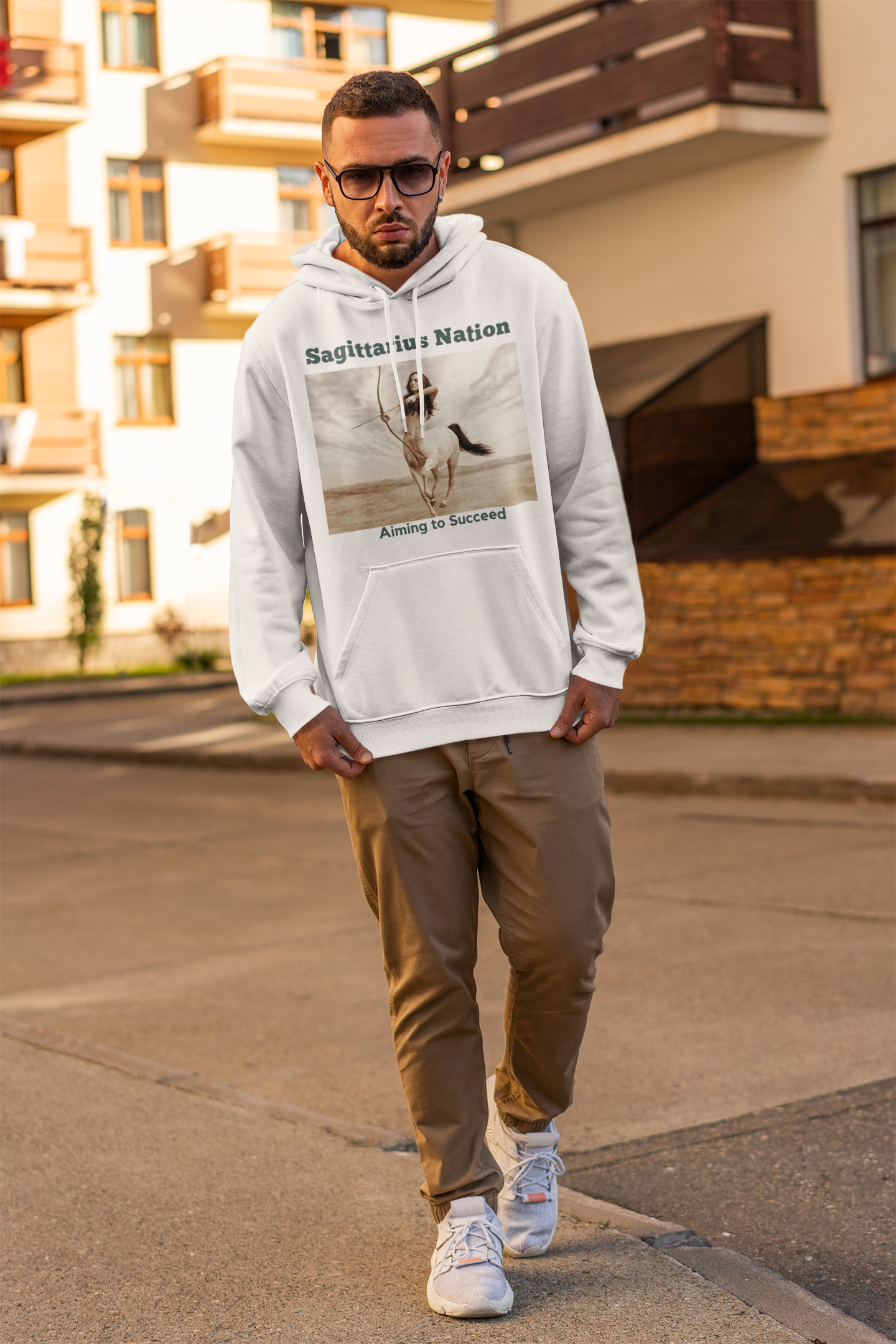 Sagittarius Zodiac Unisex Heavy Blend™ Hoodie | Gildan 18500